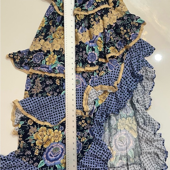 Spell Full Bloom Ruffle Soirée Dress – Periwinkle | Size XS | NWT - Picture 11 of 12